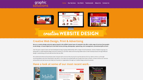 Graphic Solutions Lowestoft Website